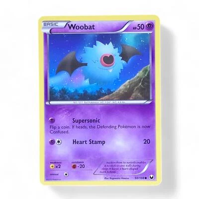 Woobat 50/108 Pokemon Dark Explorers NM - Image 1 of 2