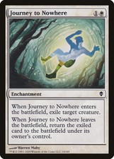 Journey to Nowhere Zendikar NM White Common MAGIC THE GATHERING CARD ABUGames