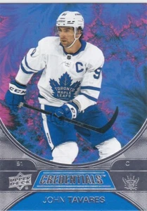 2021/22 CREDENTIALS..JOHN TAVARES..MANDELBROT FRACTAL PARALLEL..# 9..MAPLE LEAFS - Picture 1 of 1