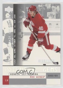2002-03 Upper Deck Mask Collection /1250 Henrik Zetterberg #162 Rookie RC