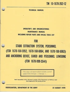 Historical book STABO Extraction System, Personnel, Operator and Maintenance - Foto 1 di 1