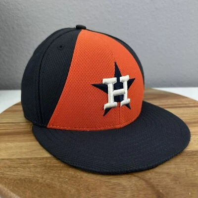New Era 59Fifty Houston Astros Fitted Baseball Hat Cap Size 7 MLB Baseball - Image 1 of 4