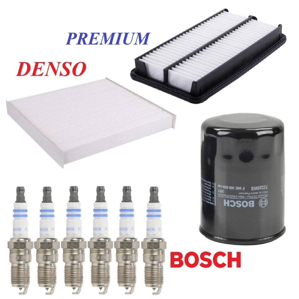 Kit de puesta a punto filtros de aceite de cabina de aire bujías para ACURA MDX V6 3,5 L 2014-2015 Foto 1 de 1