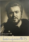 Luciano Pavarotti signiert Foto autograph Signatur Autogramm Unterschrift