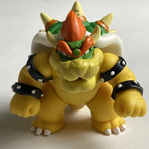 Super Mario World Bowser Action Figure King Koopa 3" World of Nintendo Jakks Cover