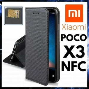 BOOK WALLET CASE for XIAOMI LITTLE X3 NFC MAGNETIC FLIP COVER LEATHER - Picture 1 of 6