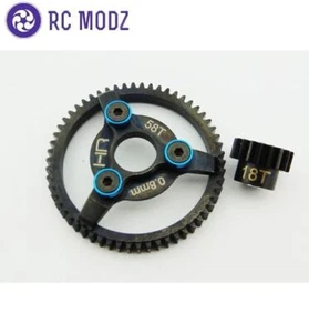 Hot Racing STE258 Traxxas 2wd Slash Rustler 18/58t Steel Pinion / Spur Gear Set - Picture 1 of 4