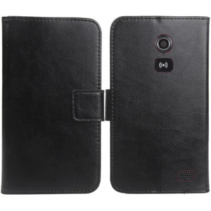 Flip PU Leather Case Cover Wallet Bumper TPU Silicone For Doro Liberto 8031 8030 - Picture 1 of 9