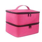 Nail Polish Storage Bag with Adjustable Dividers for Manicure Sets Perfume