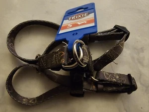 Trixie Jimmy Adjustable Harness Brown Paw Print Small 40-50cm x 15mm, 15662 - Picture 1 of 4