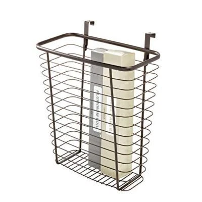 iDesign Steel Over-The-Cabinet Waste Basket or Storage Bin, The Axis Collection - Image 1 of 4
