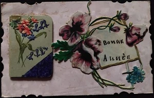 N°790/51  1 Carte Postale Ancienne Carnet Bonne Année Calendrier Ecrite - Imagen 1 de 3