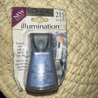 L'OREAL Illumination Loose powder Eye Color w/ Brush 215 SKY 0.11 oz 3.2 g NISP - Image 1 of 3