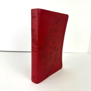HCSB Holy Bible Red LeatherTouch Holman Christian Standard Index Nice Book - Picture 1 of 8