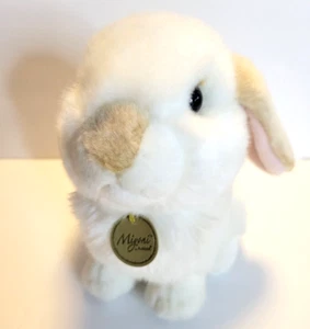 Peluche Aurora Miyoni conejo oreja lazo conejito peluche realista 8 en blanco - Imagen 1 de 15