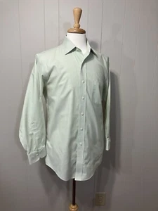 EUC! Herren "Brooks Brothers" Supima Baumwolle Slim Fit grün/weiß Anzughemd 16-32 - Bild 1 von 13