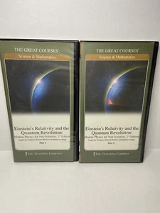 The Great Courses Einstein’s Relativity And The Quantum Revolution DVDs Part 1&2 - Picture 1 of 7