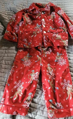 Nick & Nora Niños 2 Piezas Ropa de Dormir Top Pantalones Pijama Conjunto 18 meses Calcetín Mono Vacaciones Foto 1 de 2