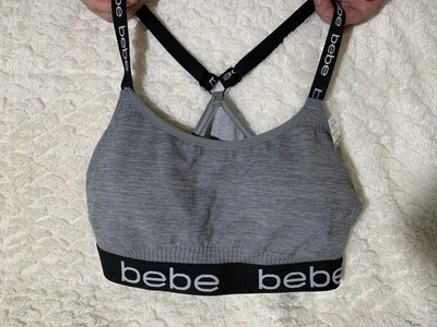 Sutiã esportivo feminino 1X bebe novo com etiqueta ajustável Racerback - Imagem 1 de 4