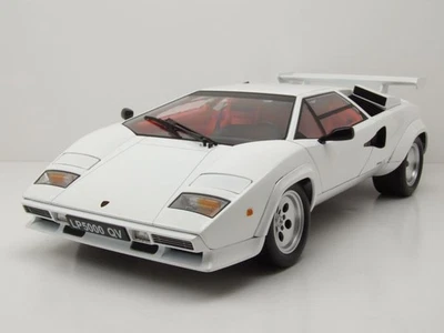 Lamborghini Countach LP 5000S QV 1985 Bianco Modellino 1:12 KK Scale - Immagine 1 di 4