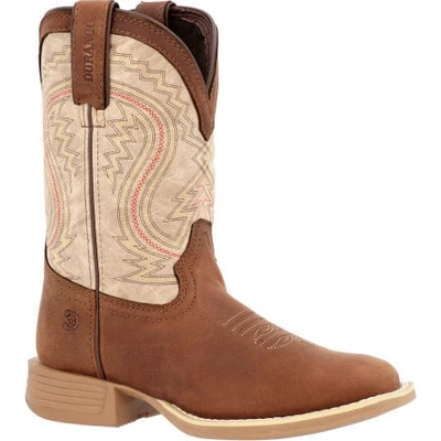 Bota Western Durango Unissex Big Kids 8" Lil' Rebel Pro™ Café/Osso - DBT0241Y, - Imagem 1 de 4