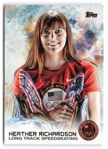 Equipo Olímpico y Paralímpico de Estados Unidos Topps 2014 #72 Heather Richardson bronce - Imagen 1 de 2