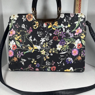 DASEIN Black And Pastel Satchel/ Top Handle Large Tote Bag For Women - Image 1 of 4