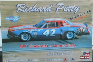 SALVINOS #42 STP RICHARD PETTY 1981 MONTE CARLO NASCAR CAR KIT - 1/25  EXCLUSIVE - Picture 1 of 5