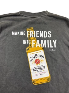 Jim Beam Kentucky Bourbon Whiskey Crewneck Sweatshirt Pullover Gr. M grau - Bild 1 von 5