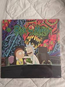Rick and Morty - Soundtrack / Dark Green & Yellow Vinyl LP / Sealed Adult Swim - Picture 1 of 2