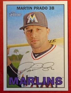 2016 Topps Heritage Martin Prado #307 (Marlins) NM+ - Picture 1 of 1