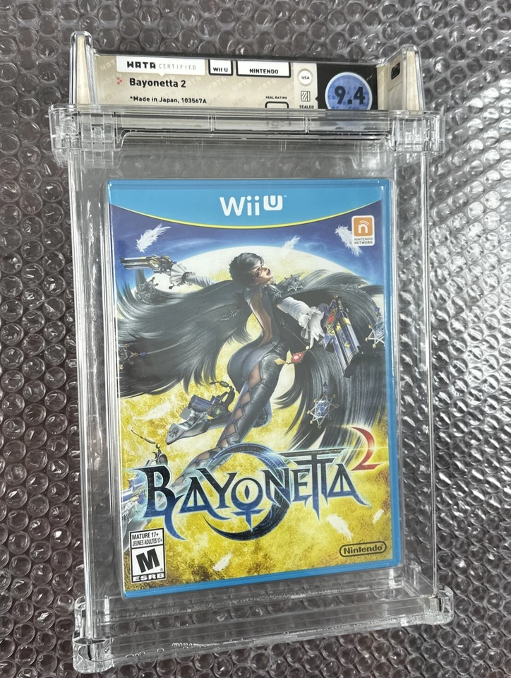 Bayonetta 2 Nintendo Wii U совершенно новый в заводской упаковке классифицированный WATA 9.4 A + - Изображение 1 из 4