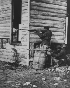 Two Black Union soldiers w Rifles CIVIL WAR Photo by Mathew Brady 8x10" REPRINT - Picture 1 of 1