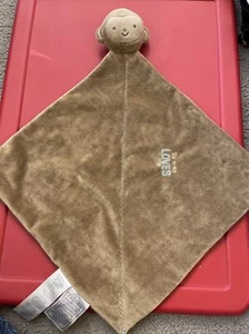Baby Boys JUST ONE YOU by Carter's Fun to Rattle Monkey Lovey Security Blankie - Picture 1 of 2