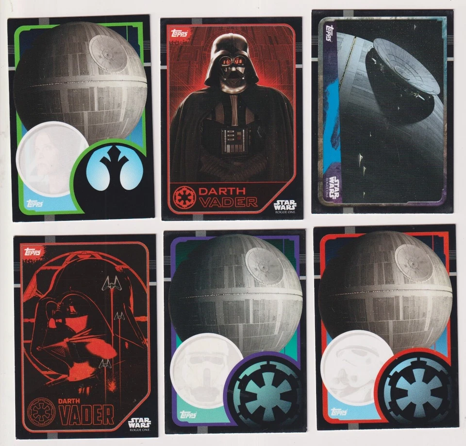 6 Karten Topps Star Wars - Rogue One - Nr. 85, 90, 129, 151, 158, 159 - Bild 1 von 1