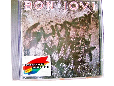 BON JOVI "Slippery When Wet" CD Zustand gut 10 Songs - Bild 1 von 4