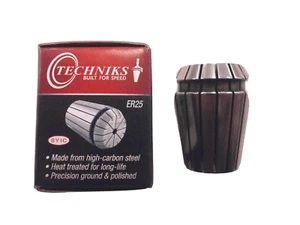 TECHNIKS ER25 PRECISION COLLET 1/8" T.I.R. .0002" SYIC (0.125") 04225-1/8 - Picture 1 of 2