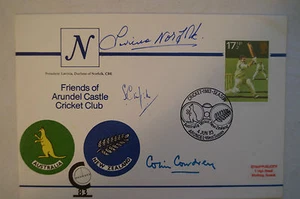 Cricket Collectable -Day Cover -Friends of Arundel Castle - Signed C.Cowdrey etc - Picture 1 of 7