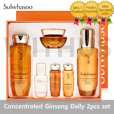 Sulwhasoo Concentrated Ginseng Daily Routine 2pcs set Emulsion Toner Travel Kit= - Image 1 of 4