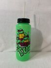 Vintage 1988 Teenage Mutant Ninja Turtles Water Bottle w/straw
