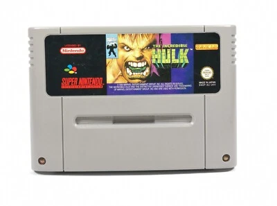 SNES - The Incredible Hulk - Super Nintendo - PAL Modul - Bild 1 von 2