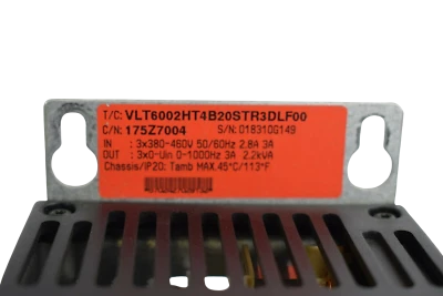 Danfoss VLT6002 2.2kVa VLT6002HT4B20STR3DLF00 ( 175Z7004 ) - Bild 1 von 3