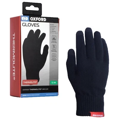 Guantes interiores de motocicleta Oxford resistente al viento térmico invierno nuevos Foto 1 de 4