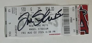 Tim Salmon Los Angeles Angels Signed Ticket Stub MLB Anaheim Angels - Picture 1 of 3