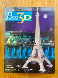 Wrebbit Puzz-3D Eiffel Tower Three-Dimensional Puzzle 703 Pieces New in Box - Picture 1 of 4