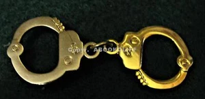 HANDCUFFS Danglers Lapel Pin CANADA Police or??? Novely - Picture 1 of 4