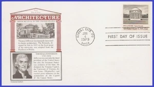 USA4 #1779 U/A ARISTÓCRATA FDC Arquitectura Americana Virginia Rotonda - Imagen 1 de 1