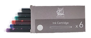 Penna stilografica standard internazionale KENTAUR Catridge inchiostro (assortita) - Foto 1 di 2