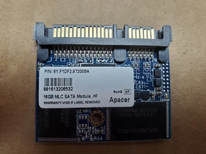 QTY 5 Apacer 16GB MLC SATA Module, HF 8Y.F1DF2.9T200BA FREE SHIPPING - Picture 1 of 1