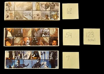 Star Wars Empire Strikes Back Burger King Super Scenes Lote de 123 Adesivos em Massa - Imagem 1 de 4